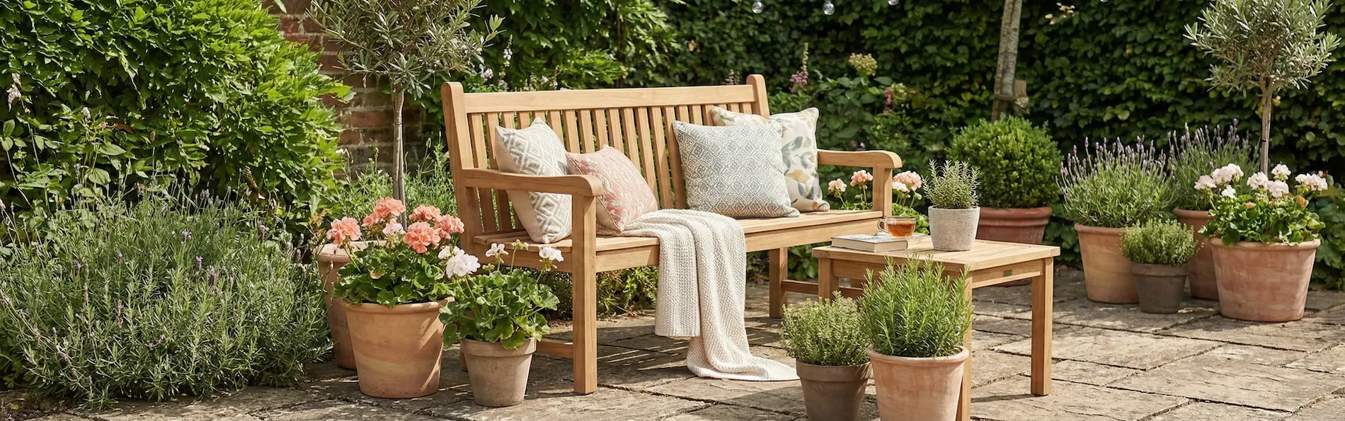 Parkbänke aus Teak - Teakea