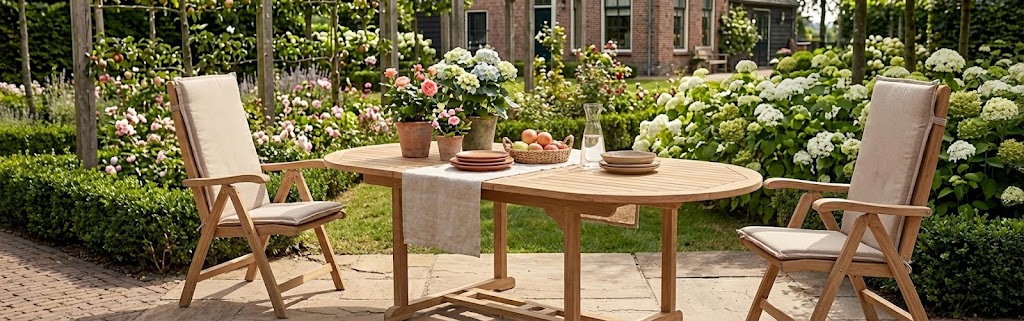 Extendable garden tables - Teakea Extendable garden tables - Teakea