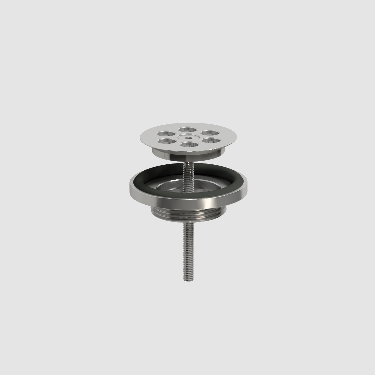 Clou - Mini Wash Me Plug Voor Siliconen Waterstop, Rvs Geborsteld - Hover