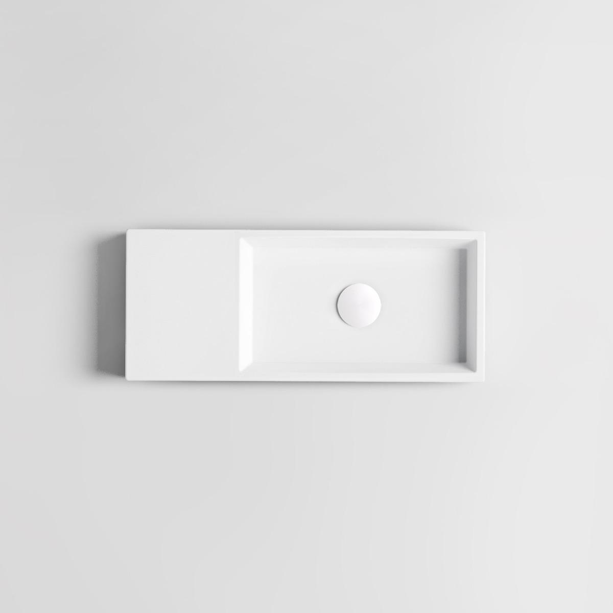 Clou - Mini Wash Me Plug, Met Afdekkap, Niet Afsluitbaar, Mat Wit - Hover