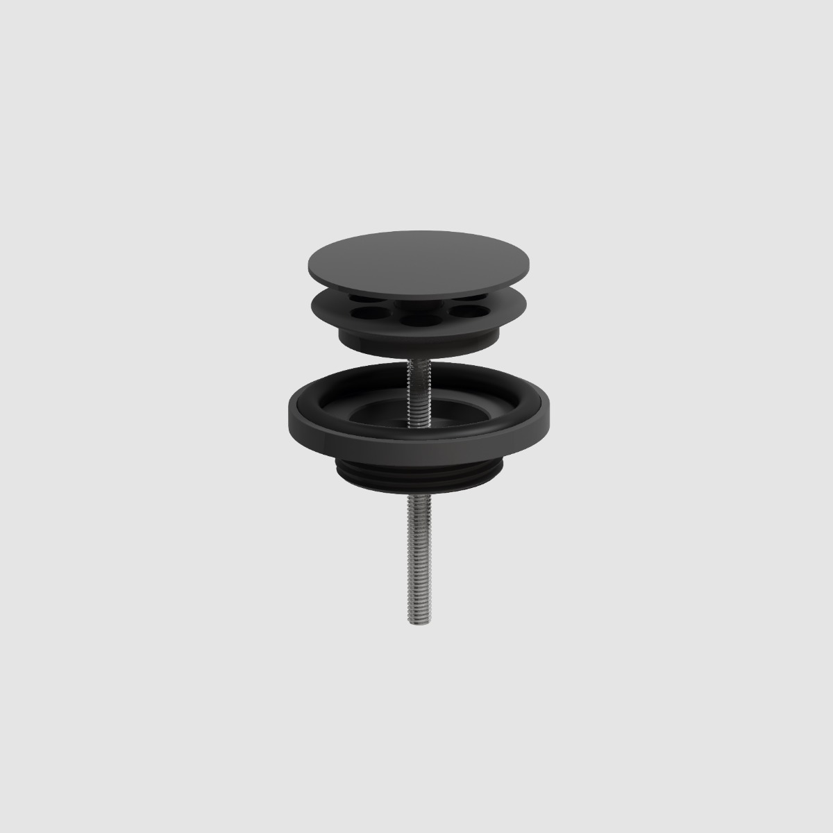 Clou - Mini Wash Me Plug, Met Afdekkap, Niet Afsluitbaar, Mat Zwart - Hover