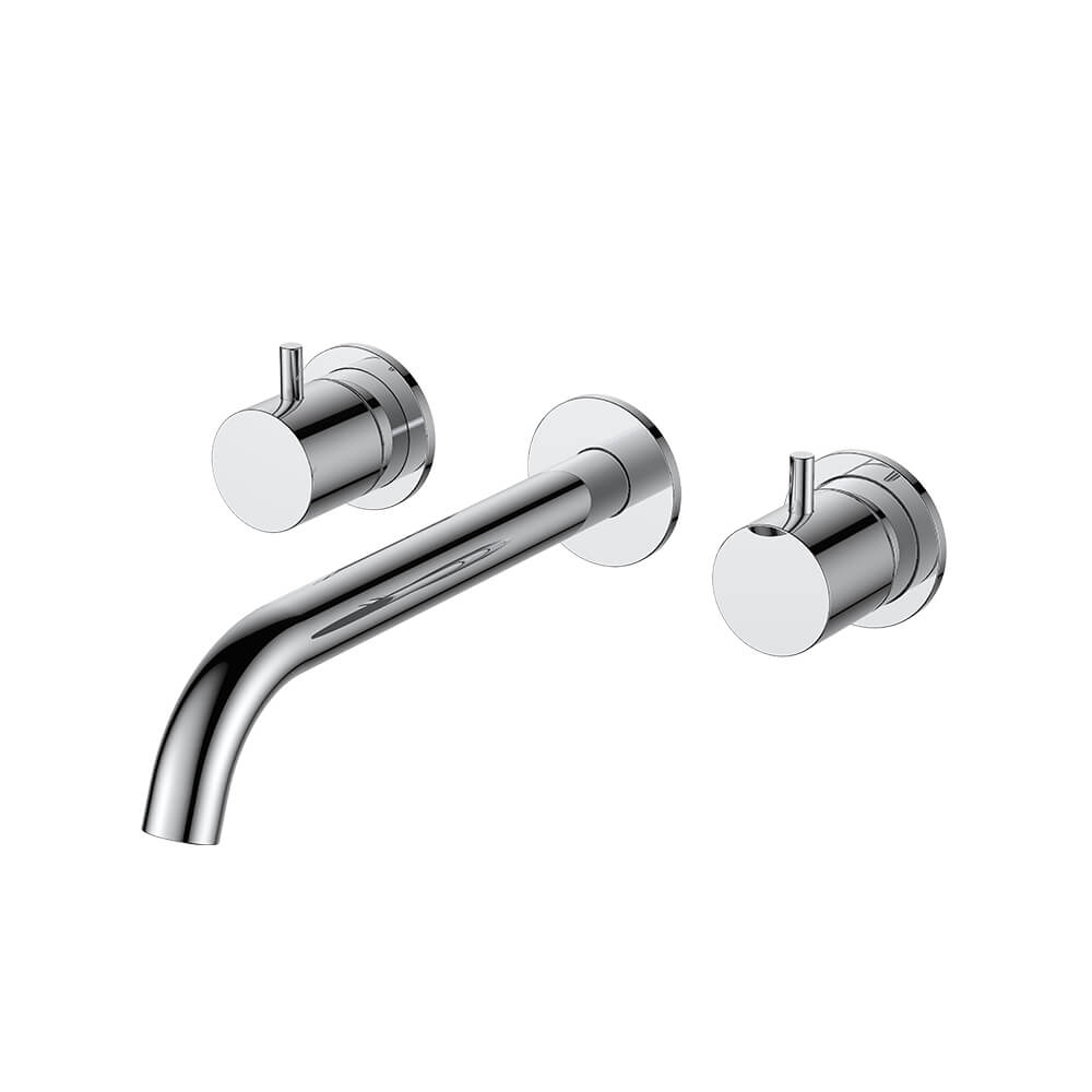 Regn 3-gats inbouw wastafelmengkraan Chroom - Image 2