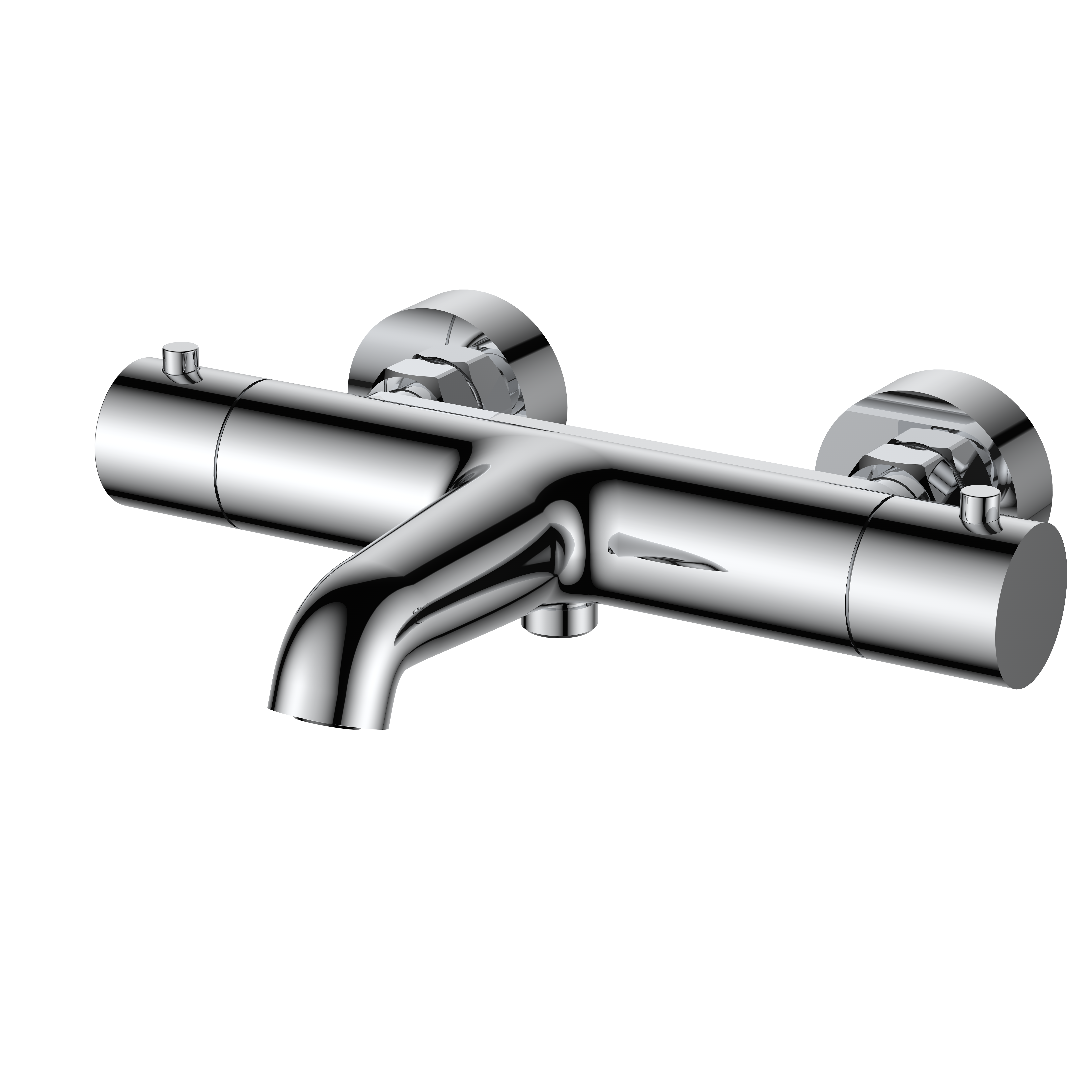 Regn thermostatische badmengkraan - alternate view