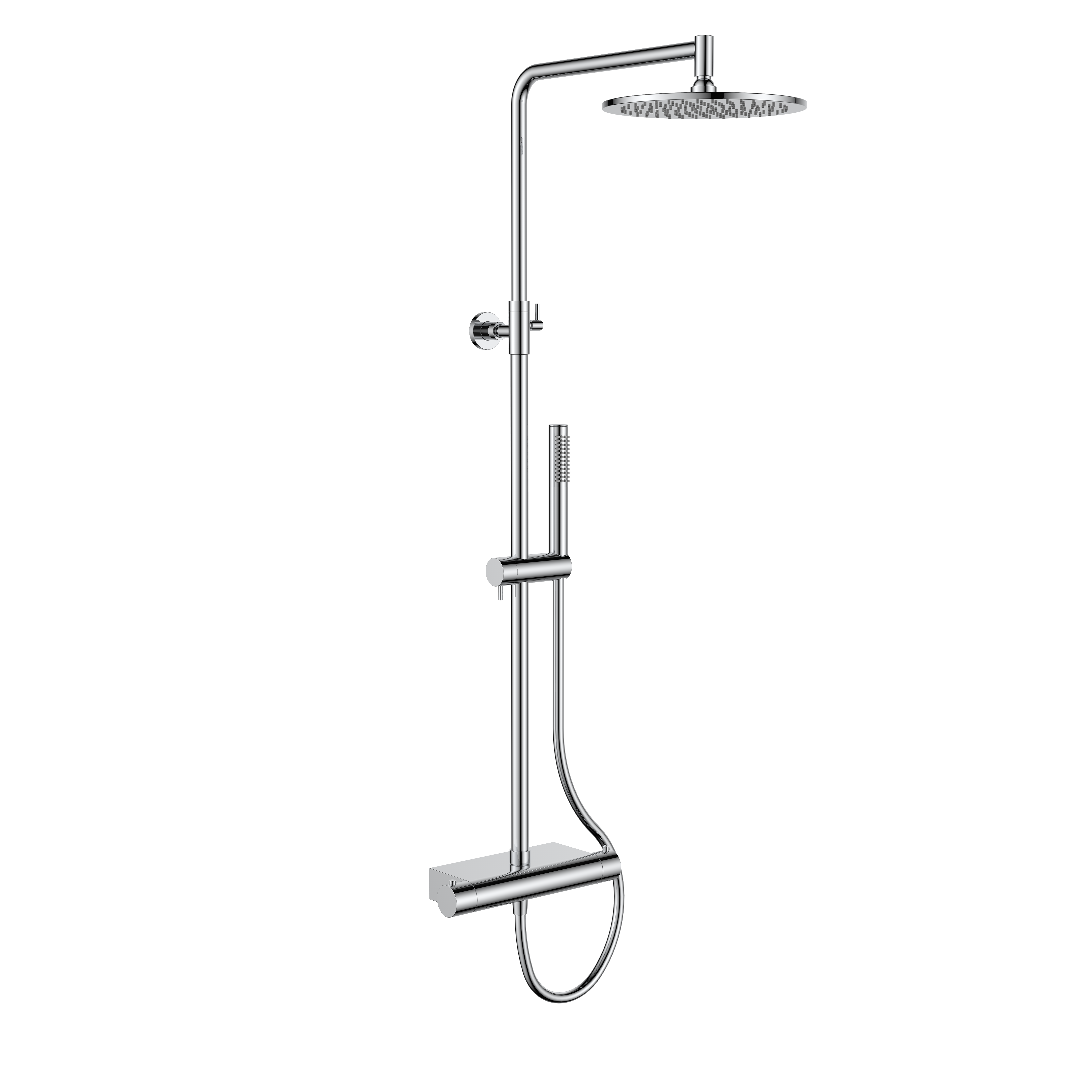 Regn thermostatische regendouche met planchet - view 4