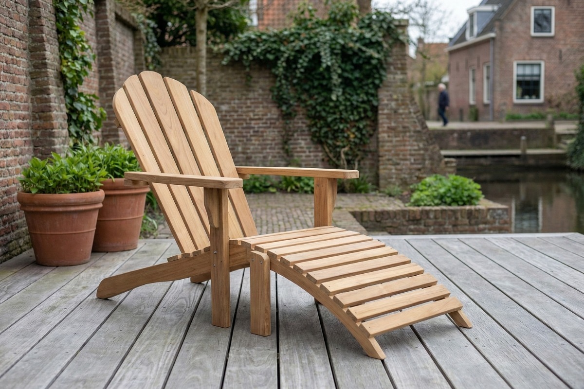 Adirondack Loungestoel met voetenbank - SL011 - Hover