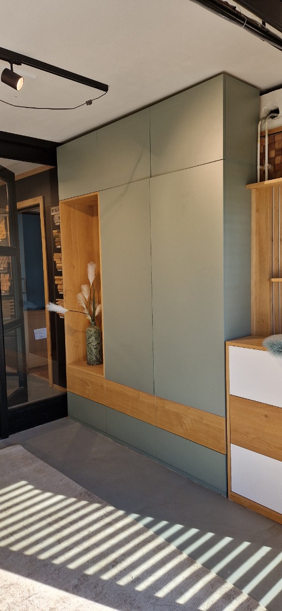 Verde Casimo | Wandkast Maatwerk | Woonstudio de Geus - Hover