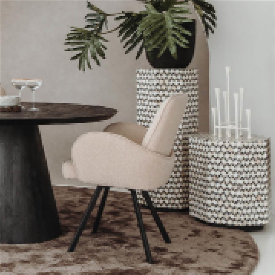 Brendola Bijzettafel | 40 x 40 x 100 (h) cm - TWR-AA 0177 - Hover