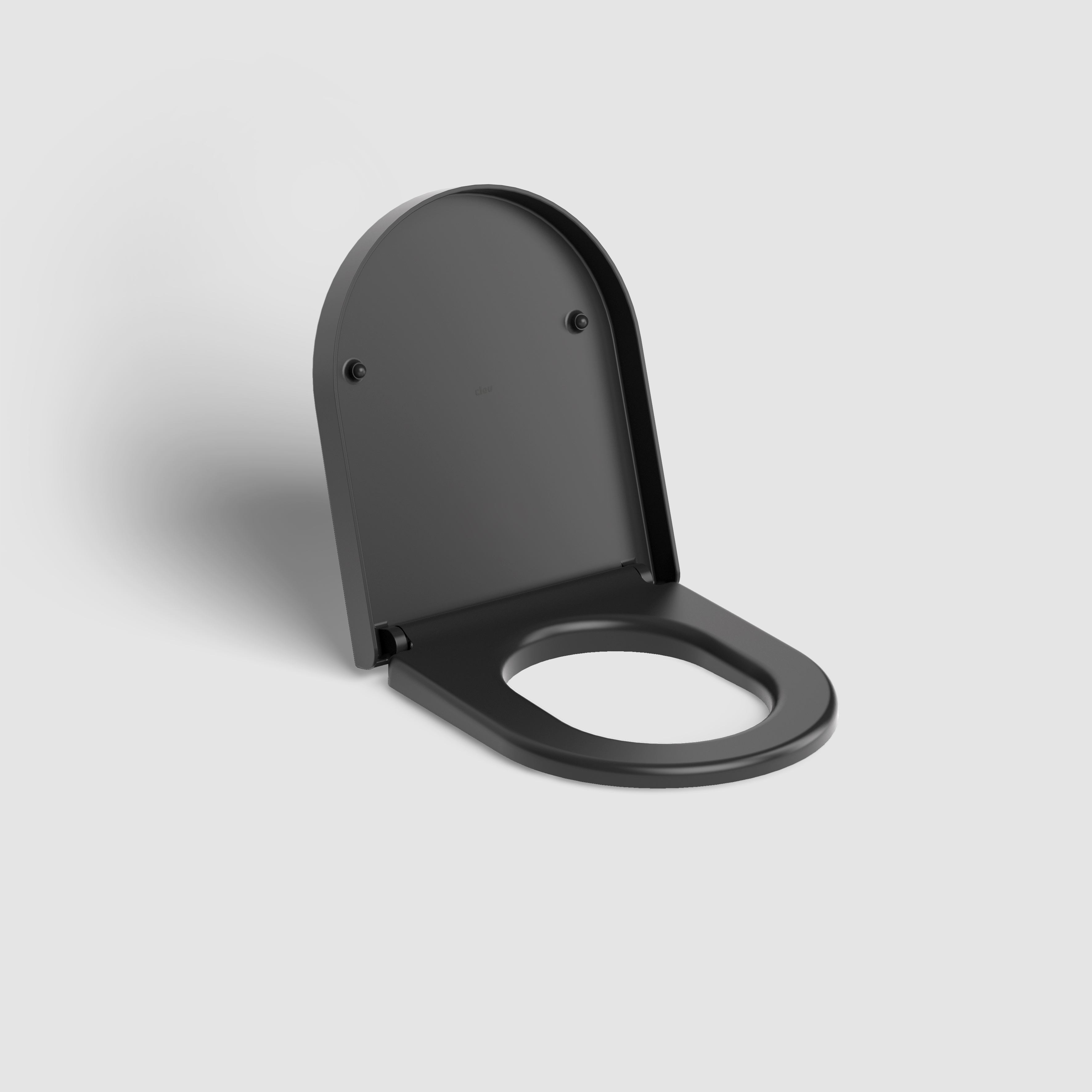 (New) Hammock toiletzit. met deksel, soft-closing, mat zwart - alternate view