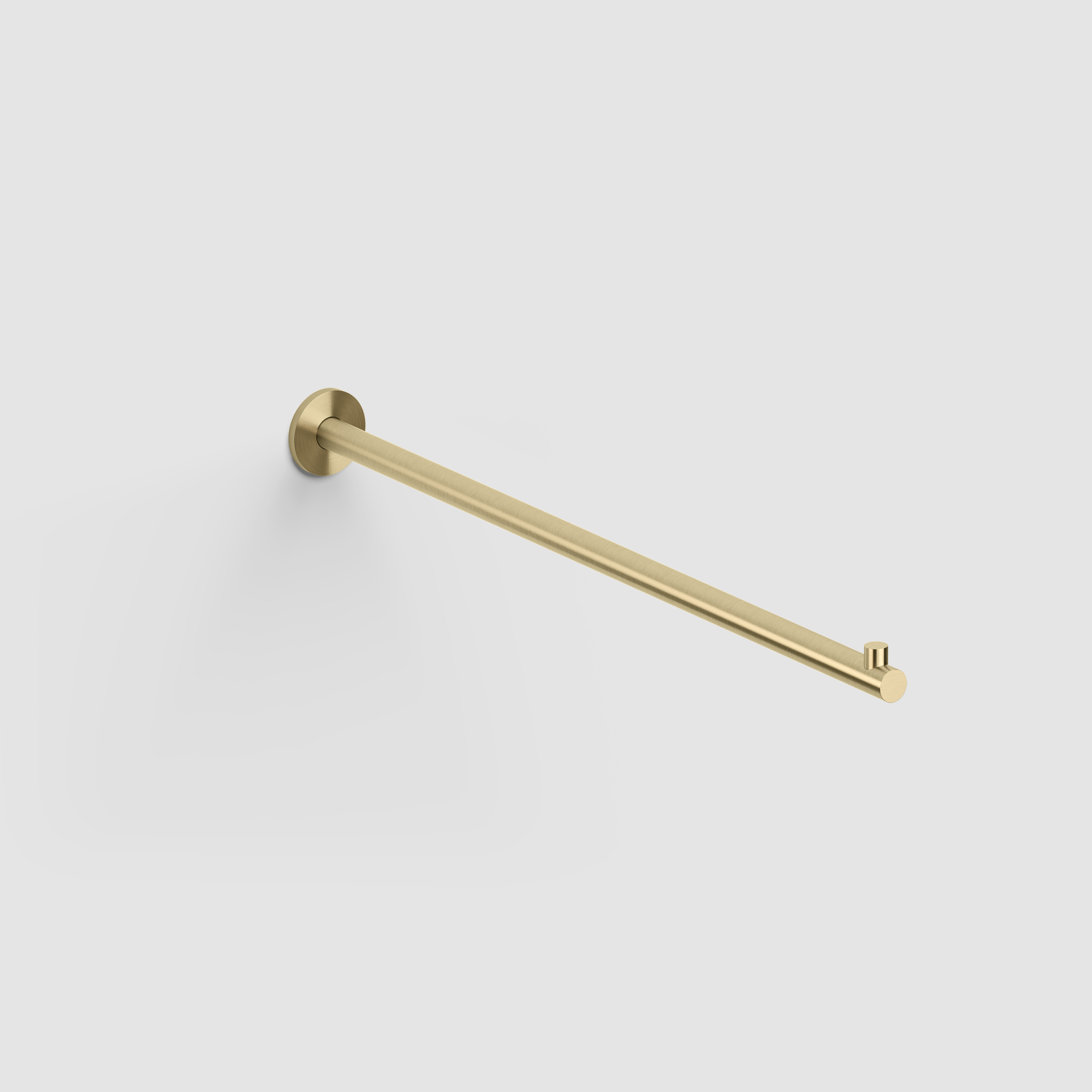 Kaldur handdoekrek 42cm, recht, goud geborsteld PVD - alternate view