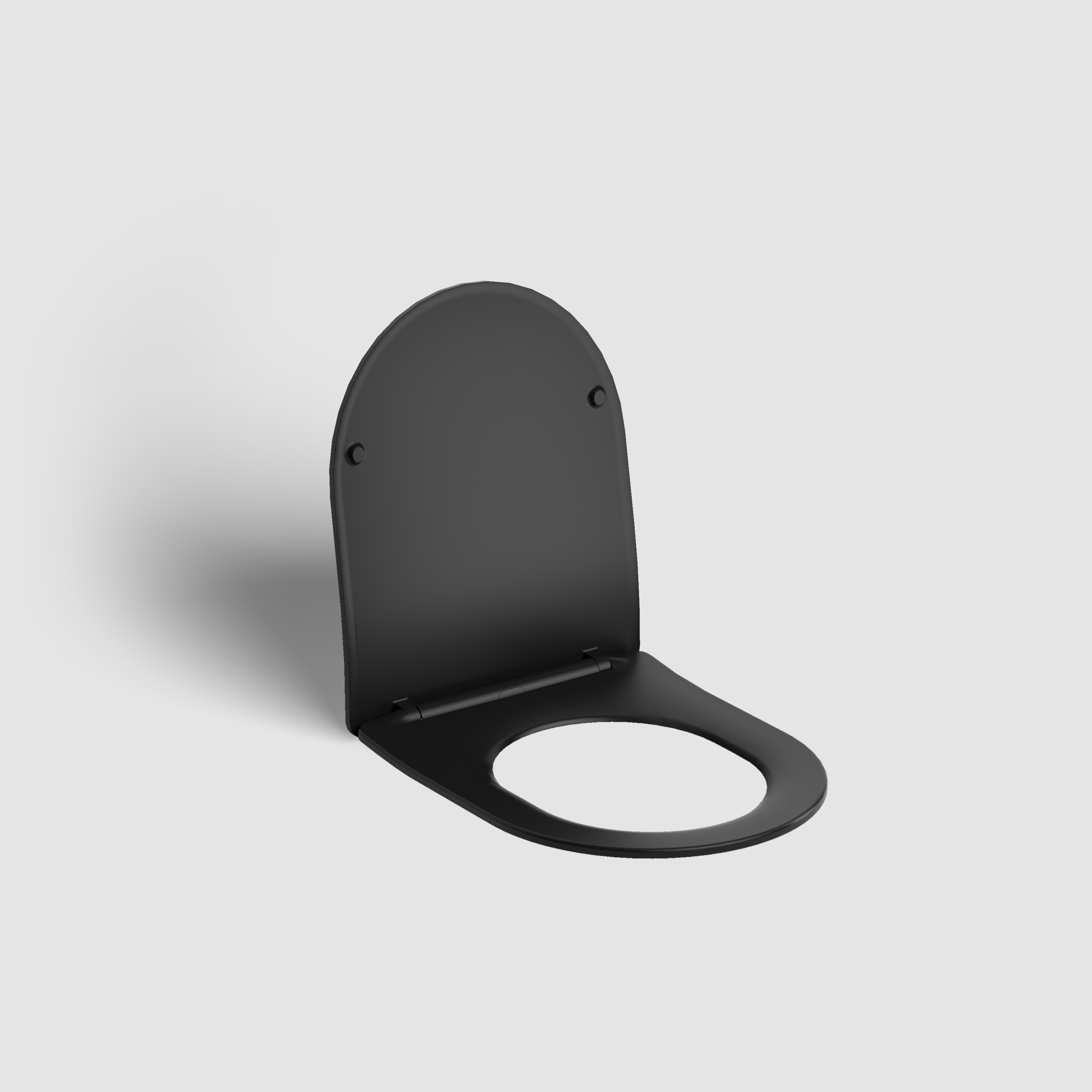 InBe 3 toiletzitting met deksel, soft-closing, mat zwart - alternate view