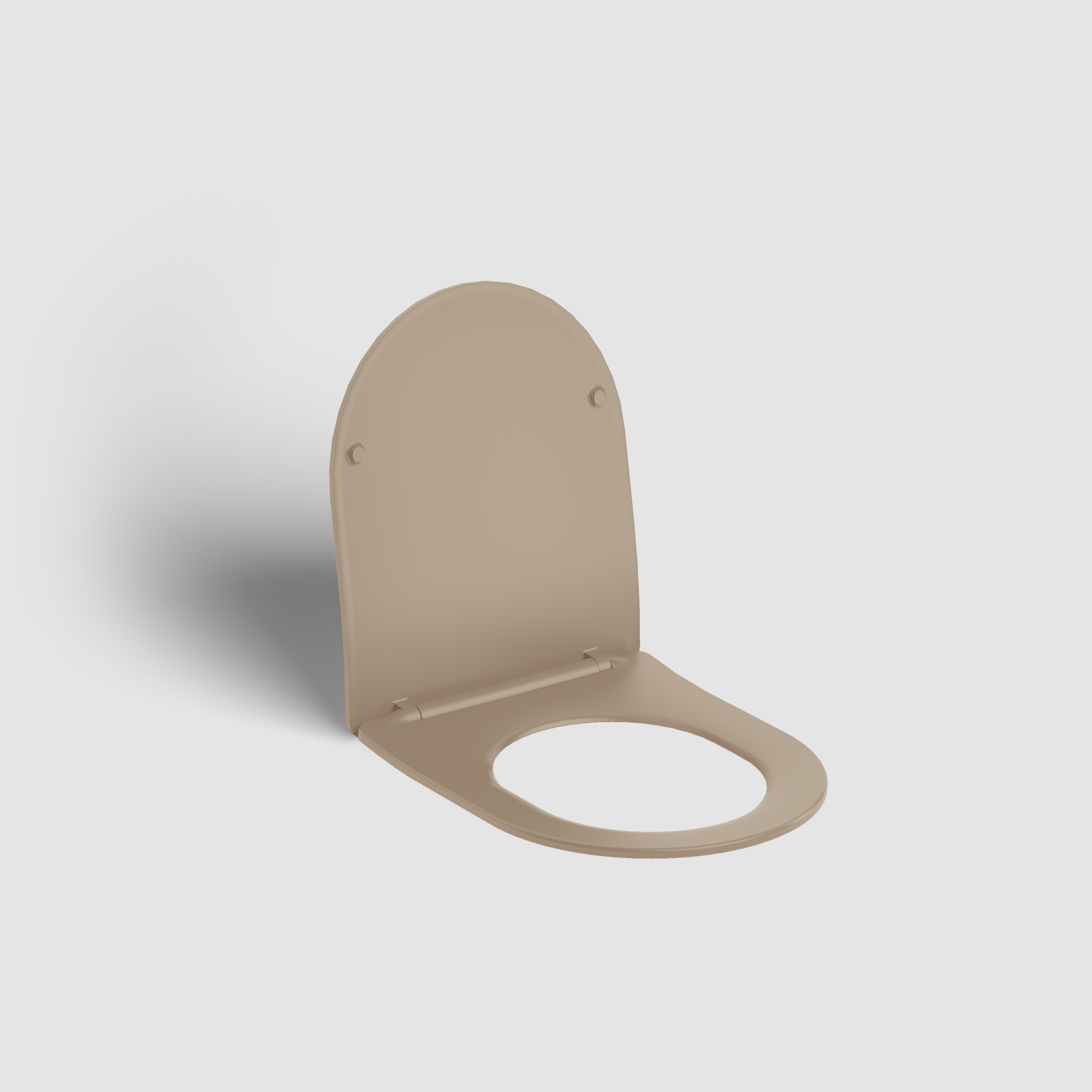 InBe 3 toiletzititng met deksel, soft-closing, mat mosterd - alternate view