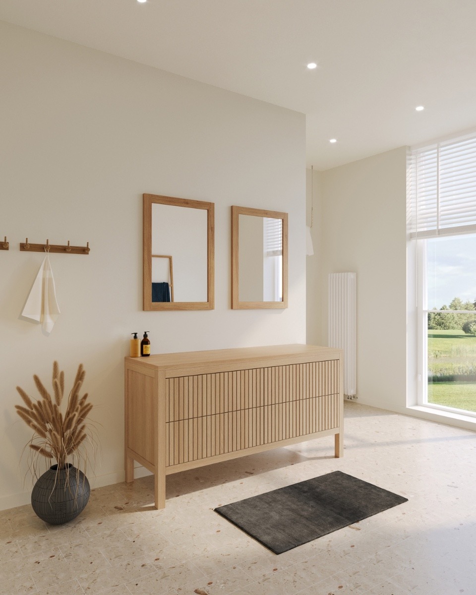 Badkamermeubel Mayra | Verticale Latten Front - Image 4