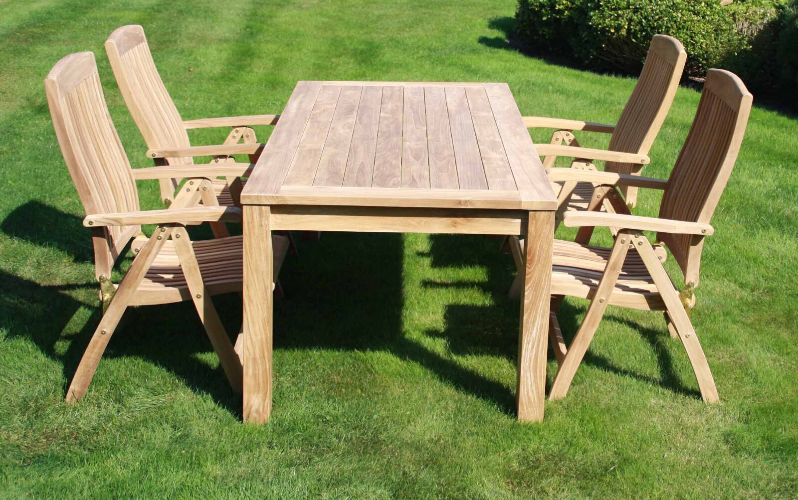 Teak Tuintafel | 200x95x76 - tuintafel200x90 - Hover