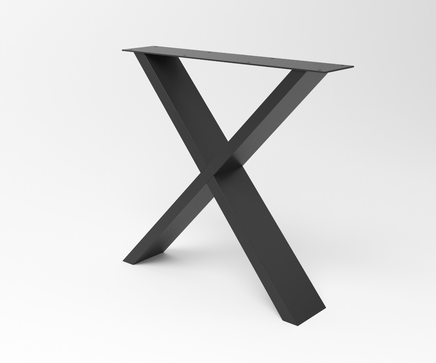 Miami Eiken eettafel met Big X frame - view 4