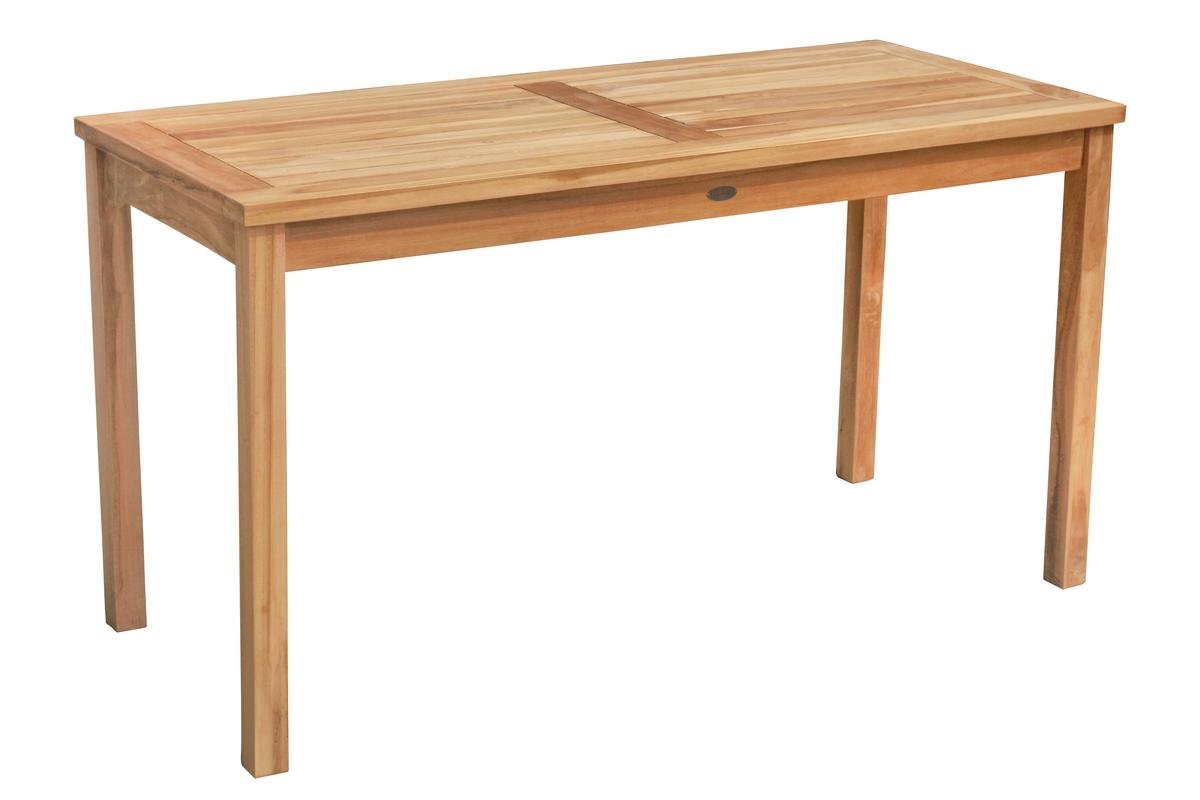 Teak Tuintafel | 140x60x75 | Balkontafel Teakhout - DEVI-ST014 - Hover