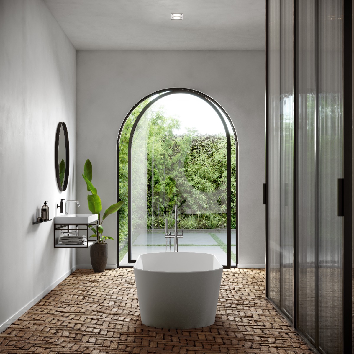 Clou - Solium I Vrijstaand Ligbad, Aluite, Met Stop/go Plug In Chroom - Hover