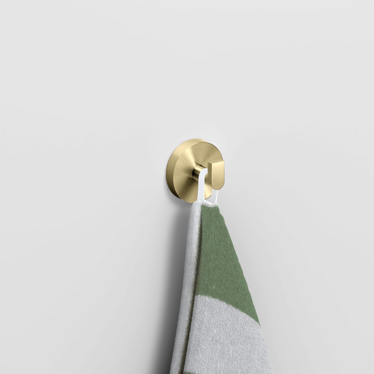 Clou - Flat Set À 2 Kledinghaken, Goud Geborsteld Pvd - Hover