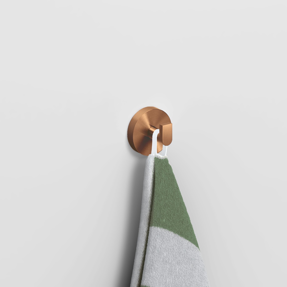 Clou - Flat Set À 2 Kledinghaken, Brons Geborsteld Pvd - Hover