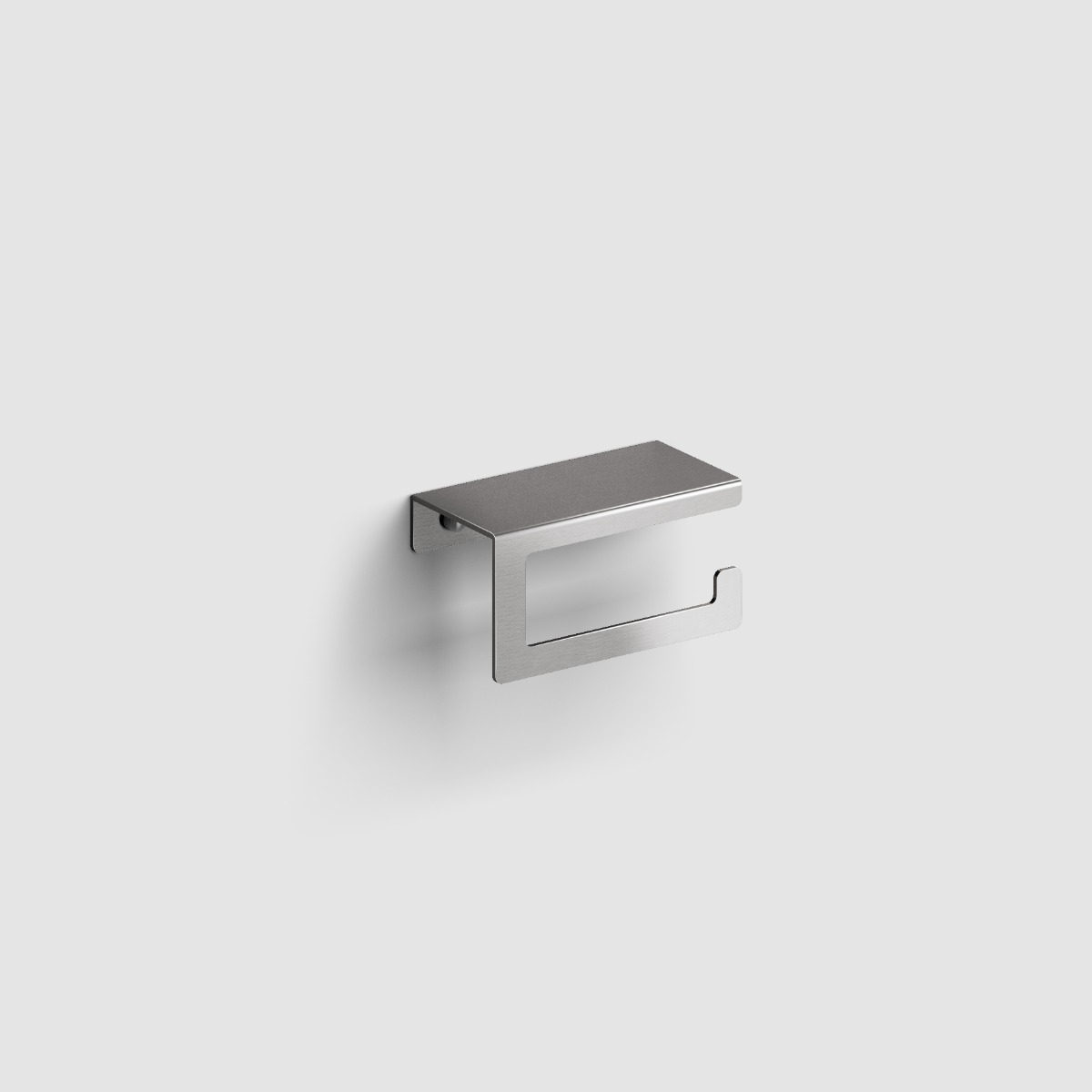 Clou - Fold Toiletrolhouder Met Cover, Rvs Geborsteld - Hover