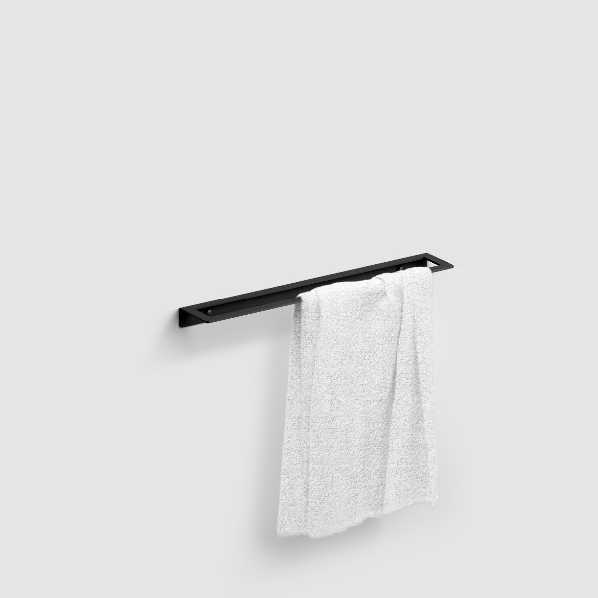Clou - Fold Handdoekrek 45cm, Mat Zwart - Hover