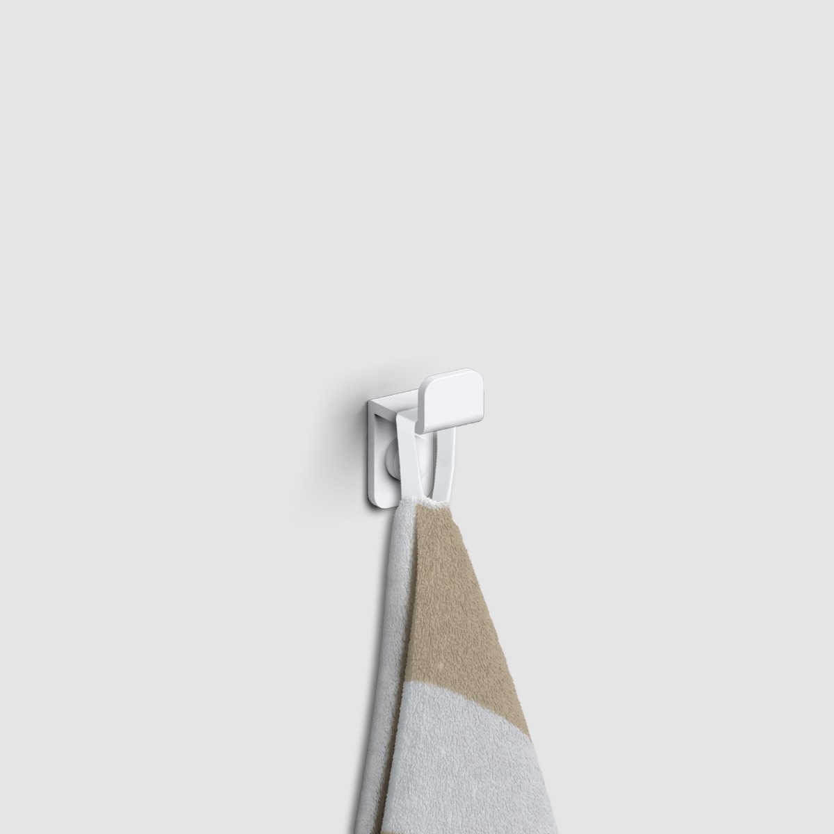 Clou - Fold Kledinghaak, Mat Wit - Hover