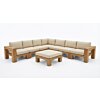 Teakea Bromo Lounge – Robuuste Modulaire Teak Hoekbank – All-Weather Dryfoam