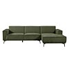 Leeds 2,5-zits + chaise lounge (280 x 156 cm) | Color = city 355 bottle green