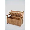 Windsor Teak Kussenbank met Opbergruimte - 100 cm - FSC Massief Teakhout - 2-Persoons Windsor Teak Kussenbank met Opbergruimte - 100 cm - FSC Massief Teakhout - 2-Persoons