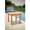 Vierkante Teak Bijzettafel voor Buiten 60 × 60 cm – Massief Teakhout Vierkante Teak Bijzettafel voor Buiten 60 × 60 cm – Massief Teakhout