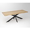 Eiken Boomstam Eettafel | Slab Edged-Rex Exclusive line 20 x 100 - Teakea.nl