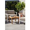 Teakhouten buitentafeltje 60 x 60 x 45 zonder onderblad FSC Teak