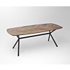 Notenhouten eettafel Tusk | 3-Rex Long Roundline Exclusive Frame - Teakea.nl
