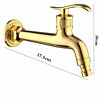 Gold Faucet Simonetta | Wall connection 1/2" | 17.5 long