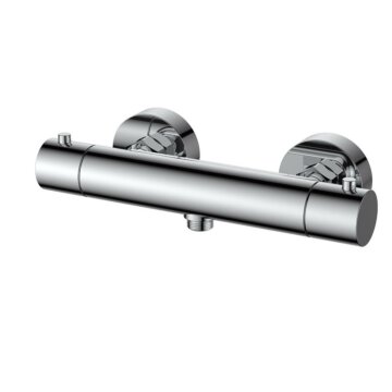 Regn thermostatische douchemengkraan Chroom
