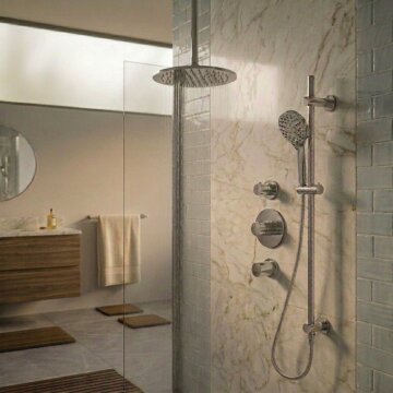 Regn inbouw rdoucheset stkrn met glstang, plfarm Regn inbouw rdoucheset stkrn met glstang, plfarm