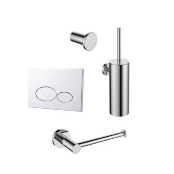 Regn accessoireset toilet + bedieningsplaat Regn accessoireset toilet + bedieningsplaat