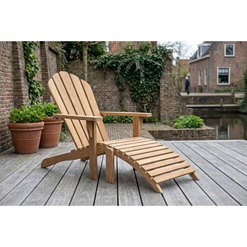 Adirondack Loungestoel met voetenbank - SL011