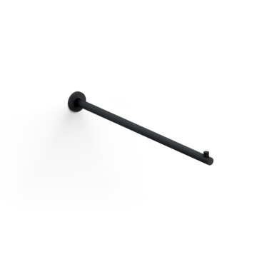 Kaldur handdoekrek 42cm, recht, mat zwart