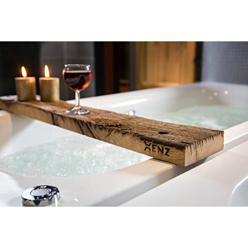 Xenz Badplank 88x15cm - oud eiken RAW - antislip