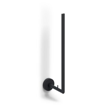 Clou - Flat Reserverolhouder Voor 3 Stuks, Mat Zwart