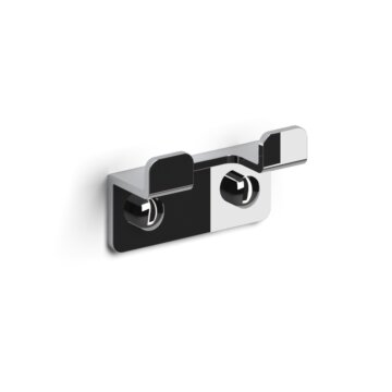 Clou - Fold Dubbele Kledinghaak, Chroom