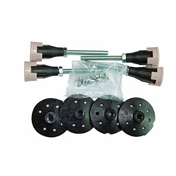Xenz set douchebakpoten verstelbaar (8-15cm)