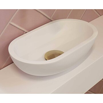 Easy One Waskom | Polystone | Glans Wit | 33x19x10 - SANI-INK3403350
