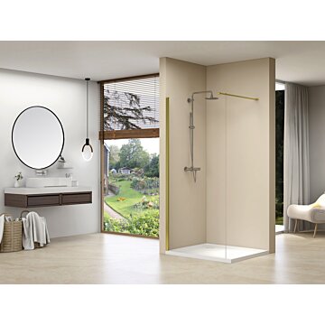 Van Rijn Products ST01MM inloopdouche 80cm goud