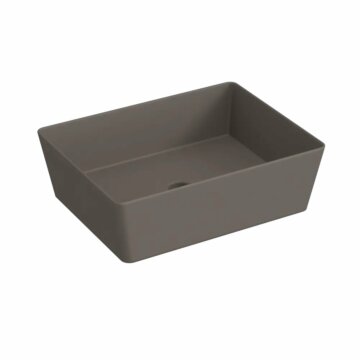 Blinq Couleur opzetwastafel rechthoekig 50x38cm - as