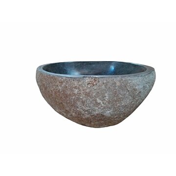Natuurstenen Waskom Riviersteen 34 x 29 x 15 cm