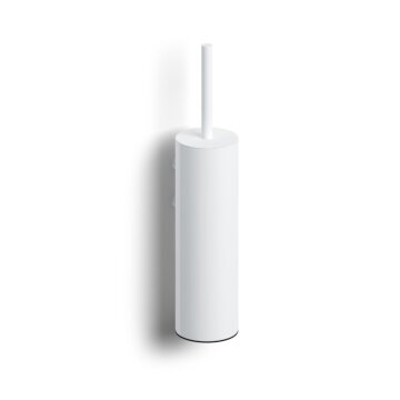 Clou - Sjokker Toiletborstelgarnituur, Wandmodel, Mat Wit Poedercoating