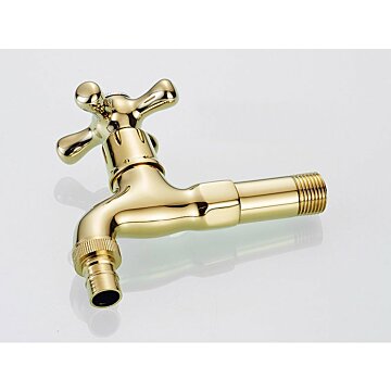 Gouden Tapkraan Sebastiana | Muuraansluiting 1/2” | 14.5 lang - WM5016