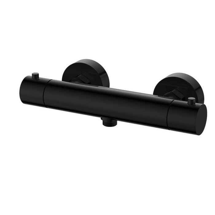 Regn thermostatische douchemengkraan Gun metal black