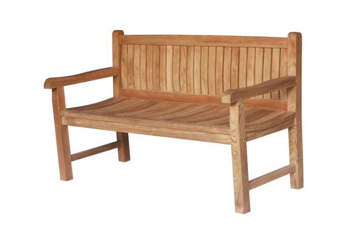 Balmoral Teak Tuinbank | 150 breed | 3 Persoons - Teakhouten Tuinbank
